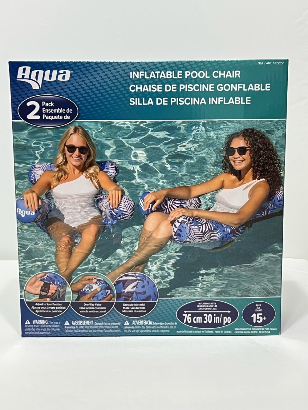 Baja Inflatable Float Chair, 2-pack - Picture 10 of 10
